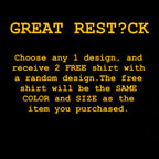 THREE RANDOM TEE [BLACK]