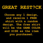 TWO RANDOM TEE [BLACK]