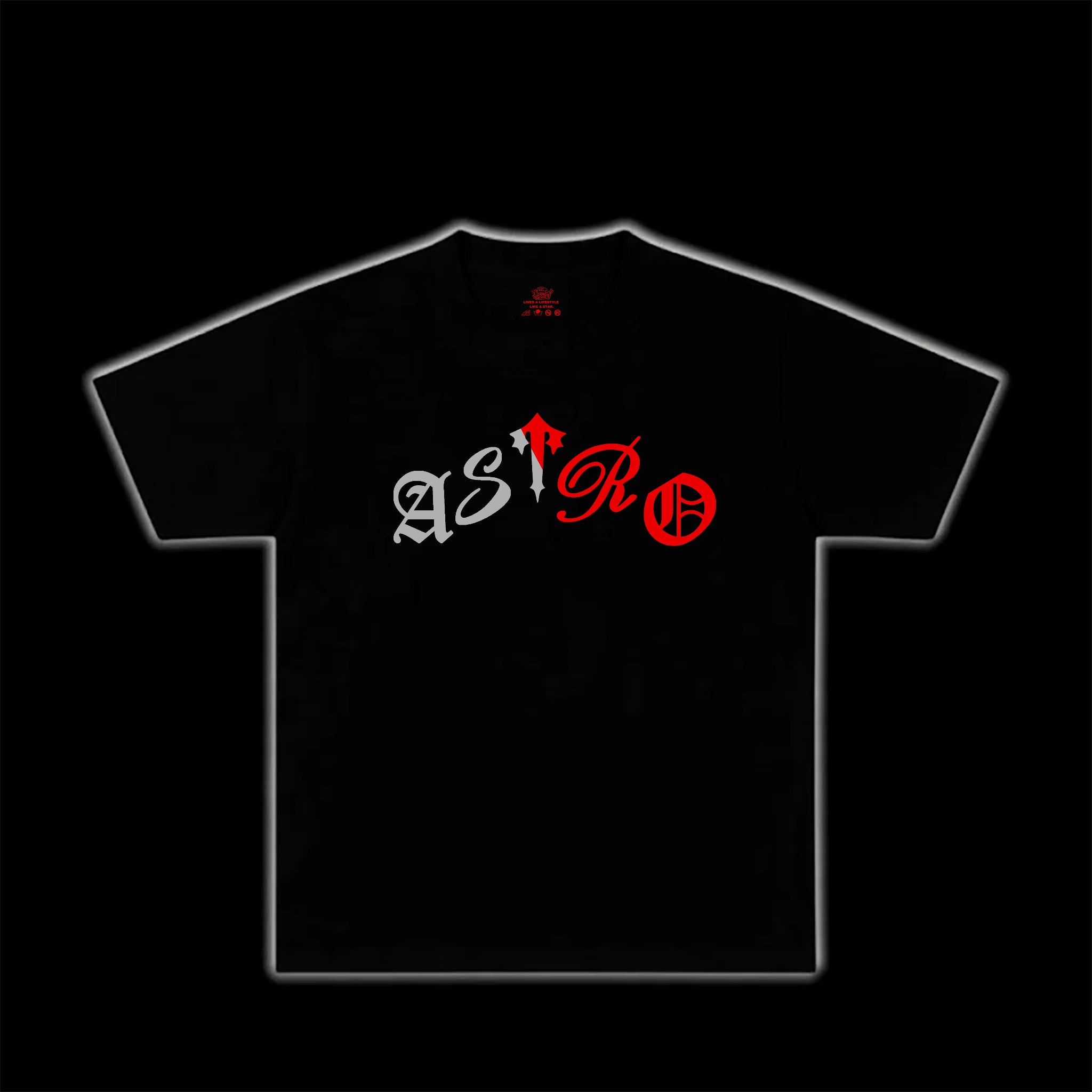 ASTRO OG LOGO TEE [RED GREY]