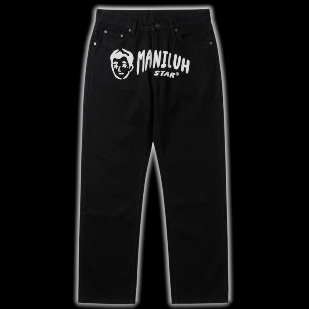 MANILUH STAR JEANS [WHITE]