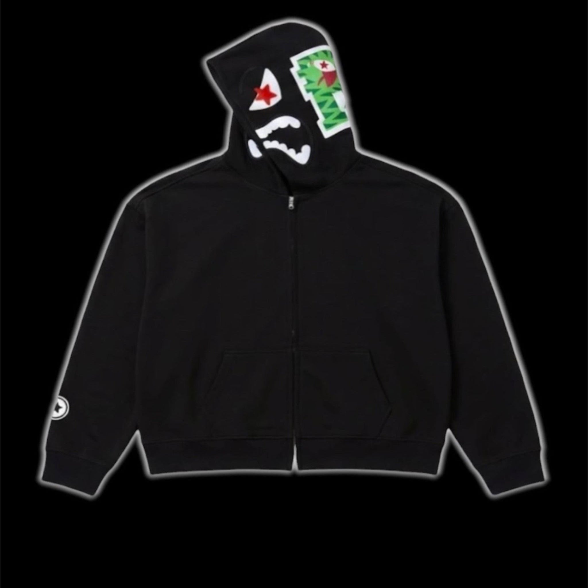 GORILLA ZIP UP [BLACK]